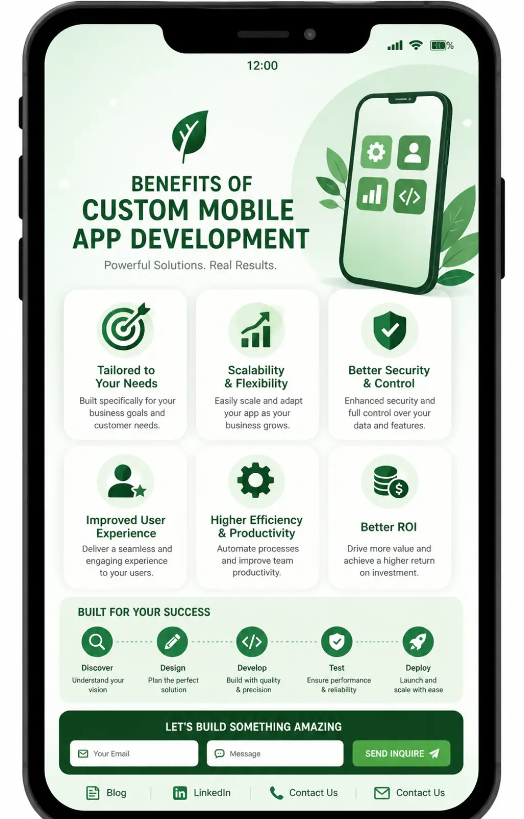Mobile App Development Illustration